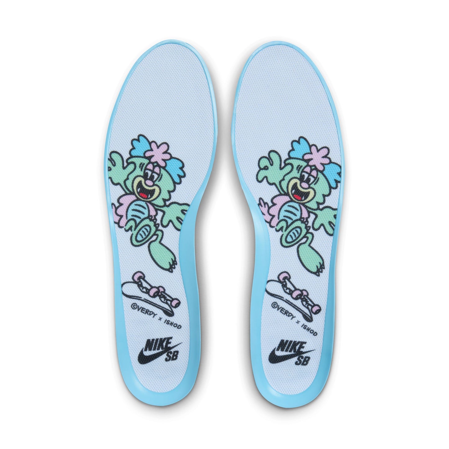Nike SB Air Max Ishod - Blue Gaze/Light Arctic Pink/Bicycle Yellow (Verdy Visty)