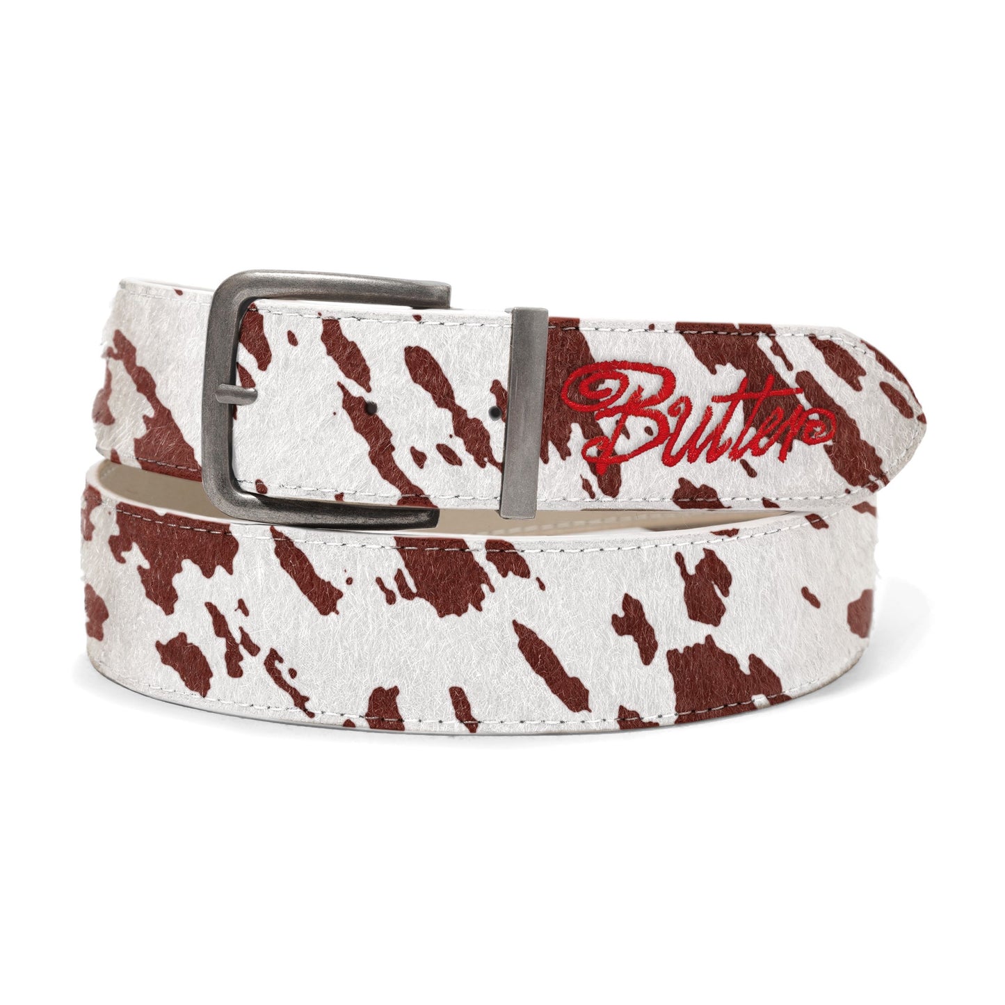 Butter Goods Animal Hide Belt - Cow
