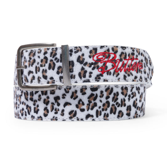 Butter Goods Animal Hide Belt - Snow Leopard