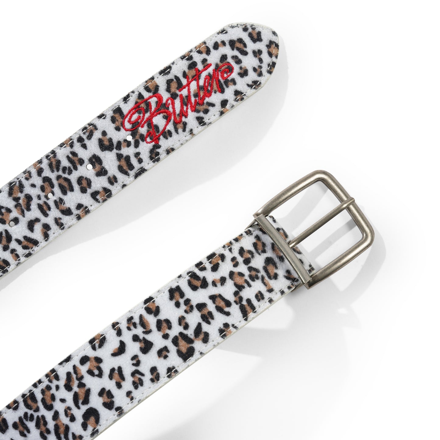 Butter Goods Animal Hide Belt - Snow Leopard