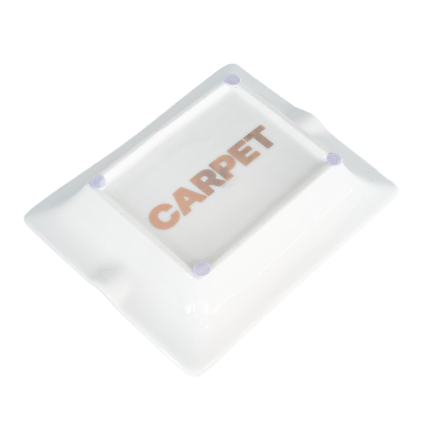 Carpet Company C-Star Ceramic Ash Tray - White