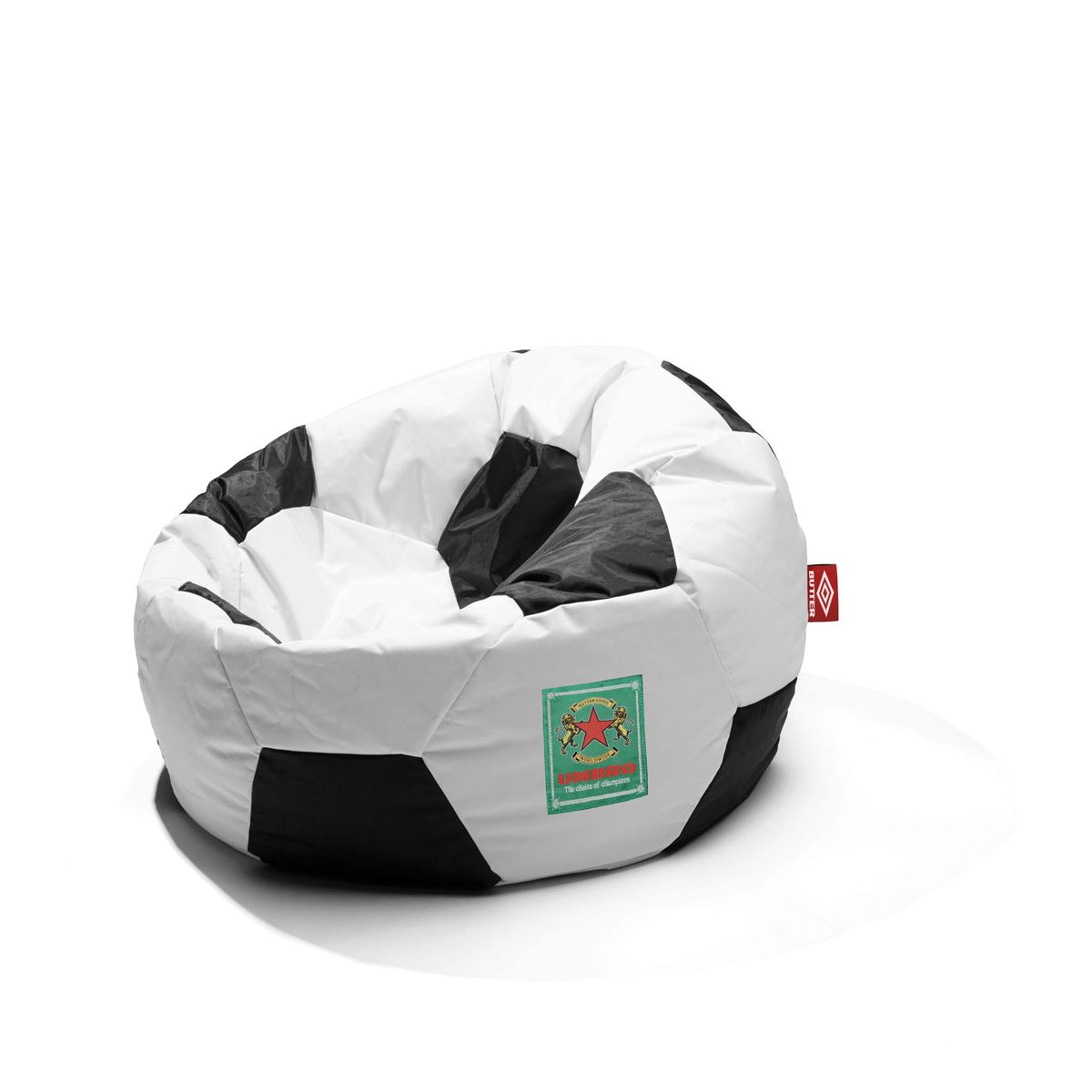 Butter Goods x Umbro Football Beanbag - Black / White