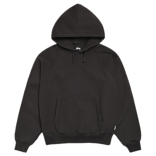 Stussy Relaxed Hoodie - Washed Black