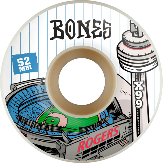 Bones Rogers Centre Standard X-Formula Wheels - 99A 52mm V1