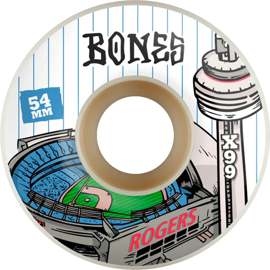 Bones Rogers Centre Standard X-Formula Wheels - 99A 54mm V1