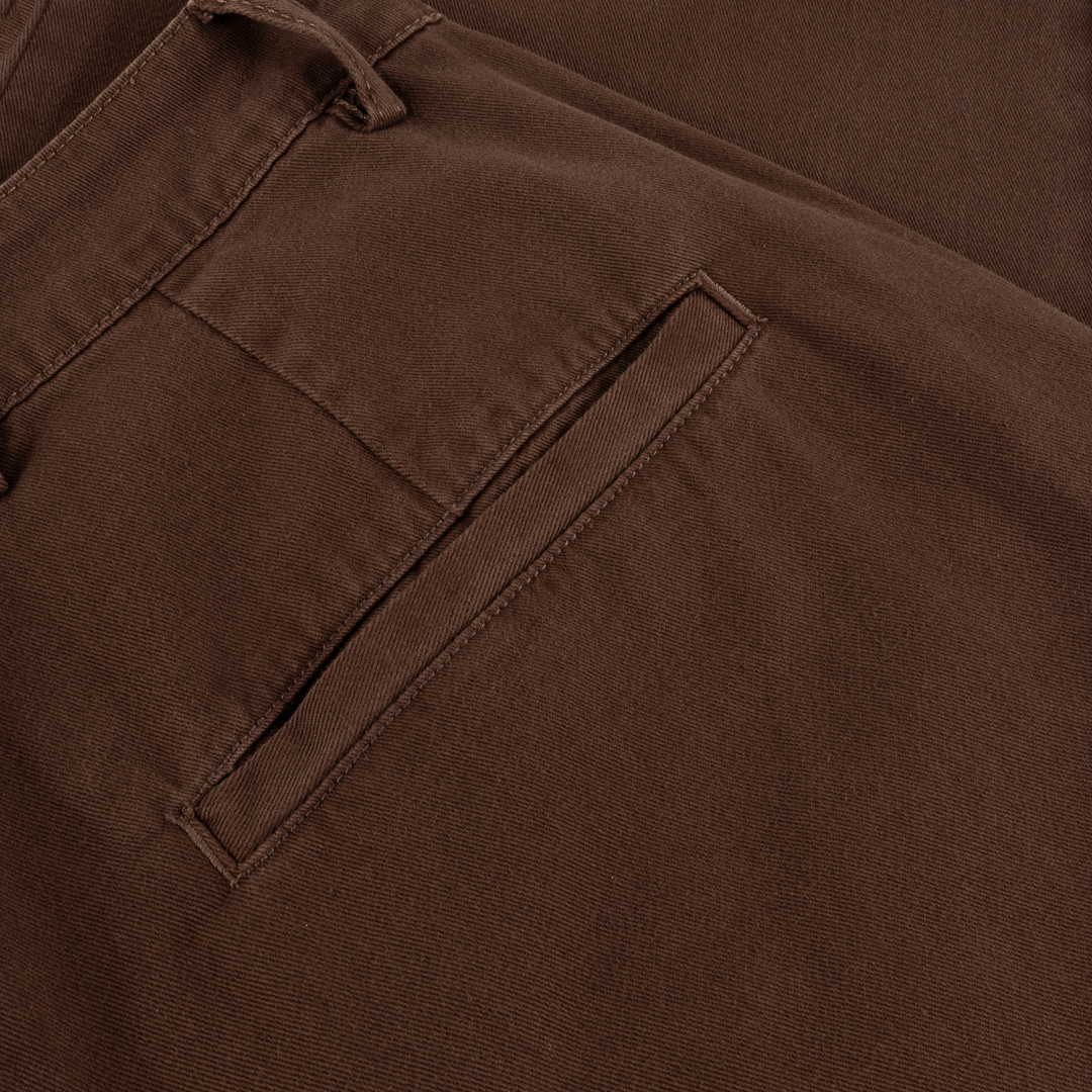 Dime Baggy Chino Pants - Dark Brown