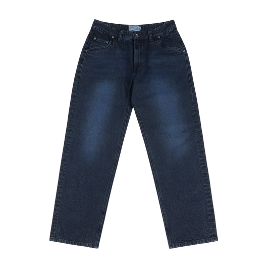Dime Relaxed Denim Pants - Sandblasted True Blue