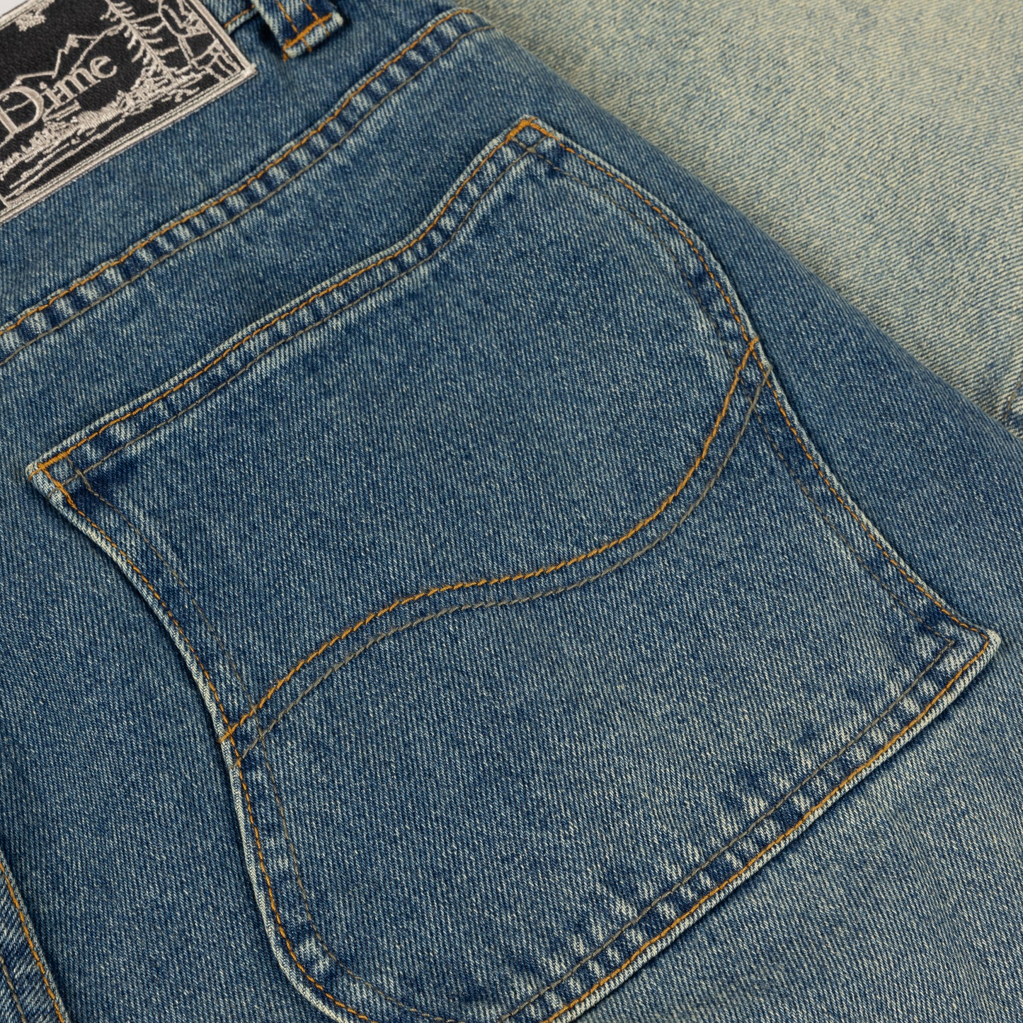 Dime Classic Baggy Denim Pants - Dipped Sandblasted Indigo