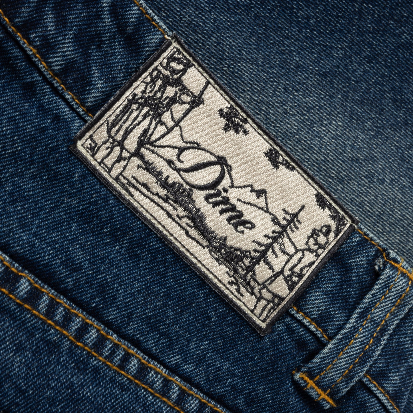 Dime Classic Relaxed Denim Pants - Faded Indigo