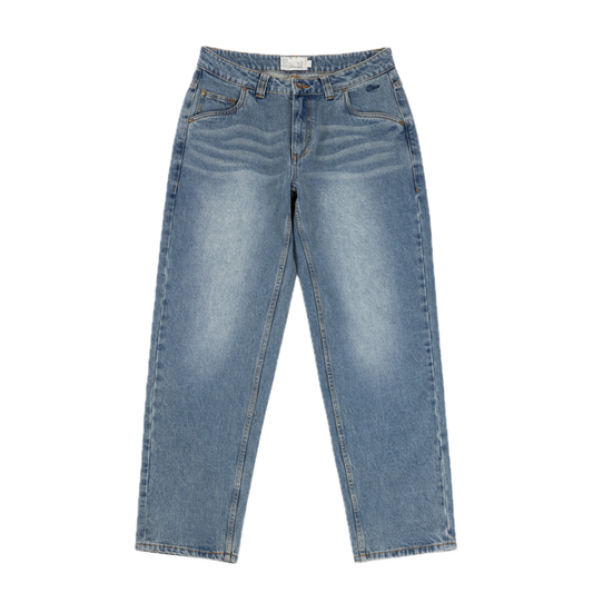Dime Relaxed Denim Pants - Sandblasted Indigo