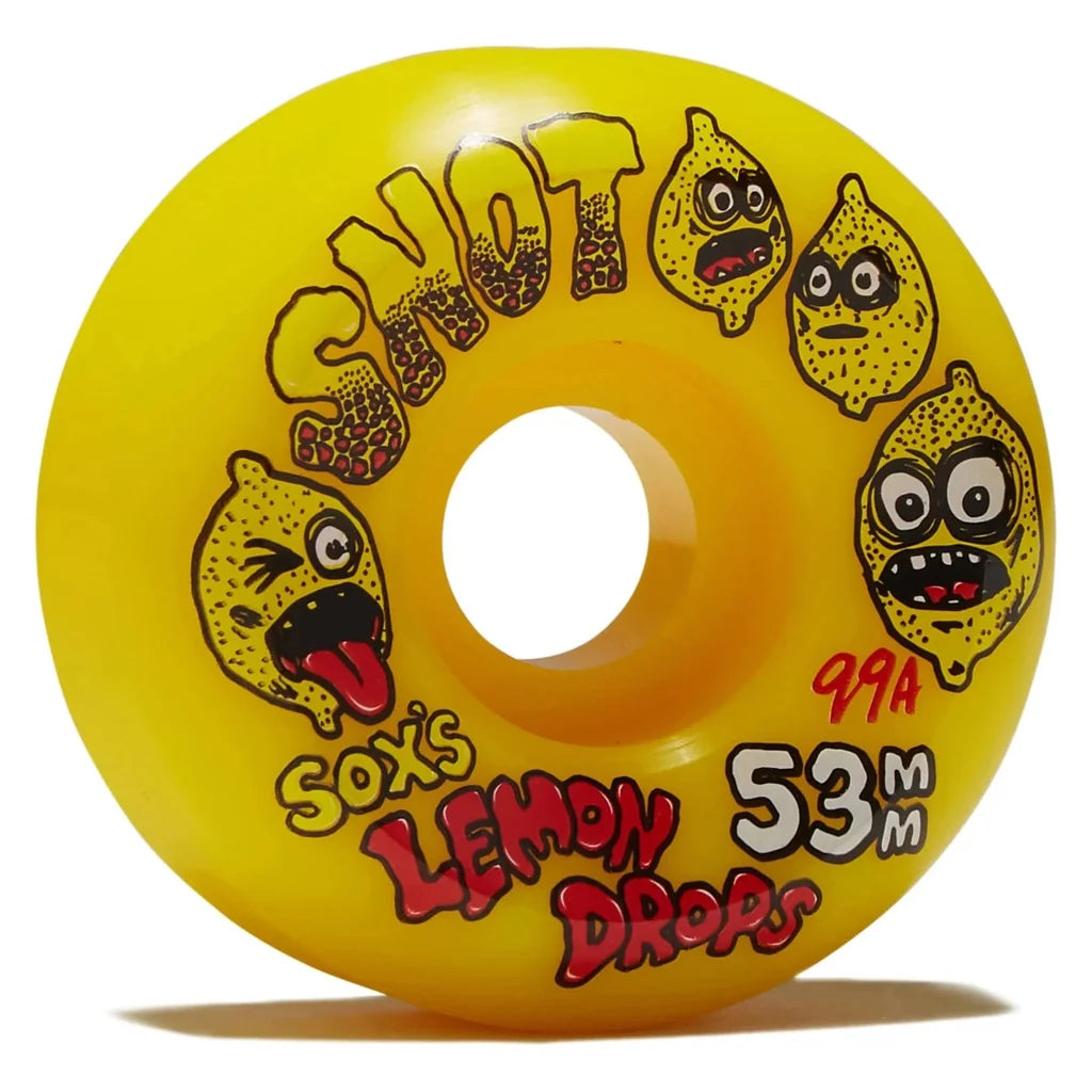 Snot Sox Lemon Drops Conical Wheels - 99a 53mm
