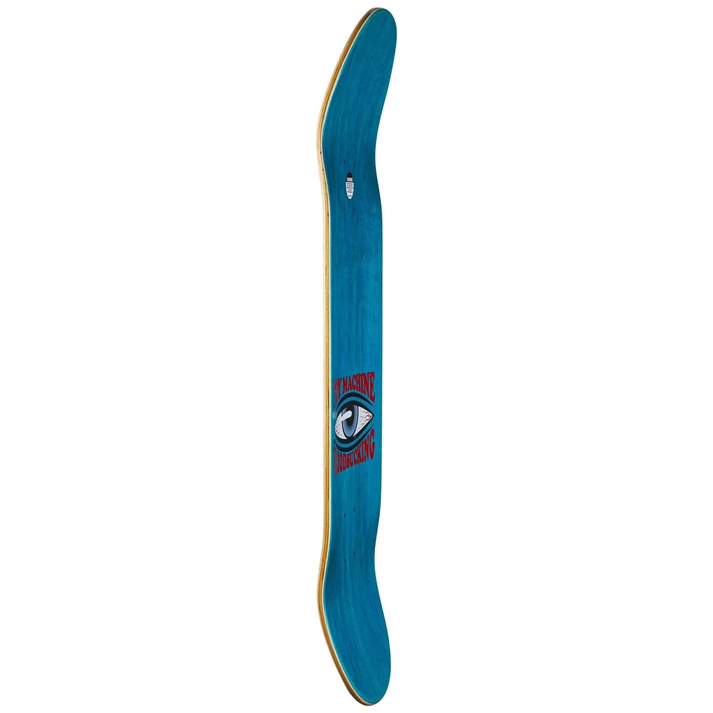 Toy Machine Templeton Charred Cross Shaped Deck - 9.0