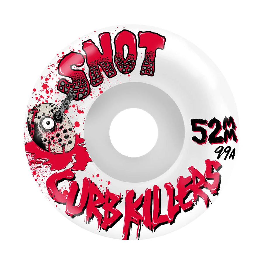 Snot Curb Killer Conical White Wheels - 99A 52mm