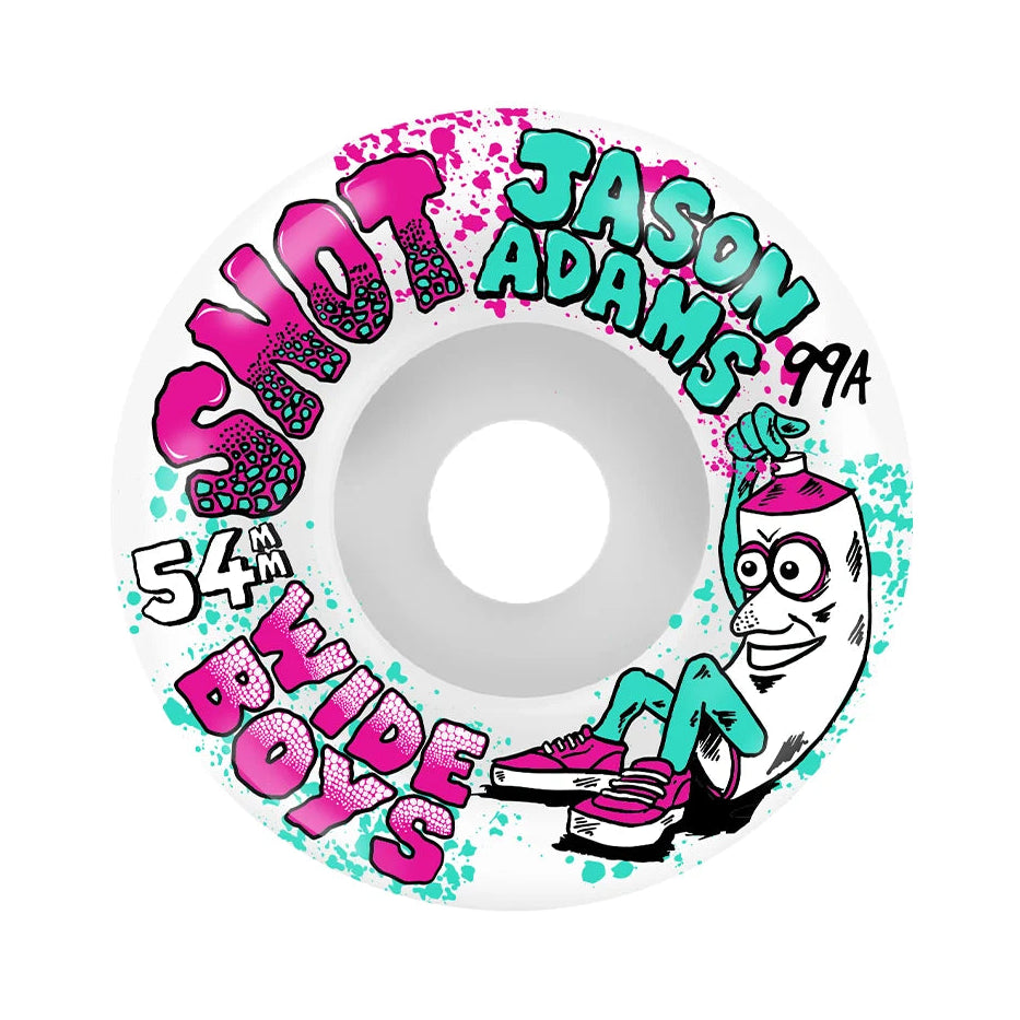 Snot Jason Adams Wide Boy White Wheels - 54mm