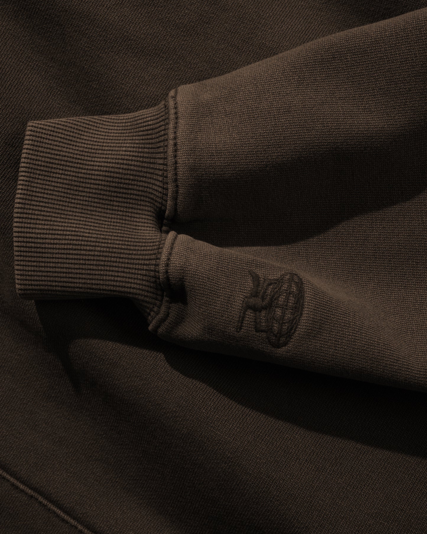 Butter Goods Basic Hoodie (Pocket Logo) - Washed Brown