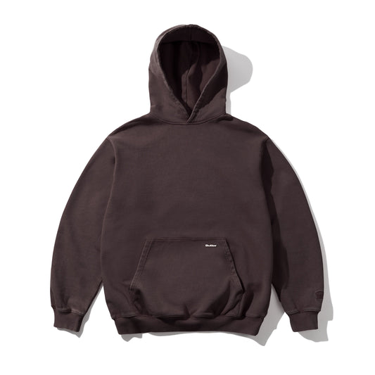 Butter Goods Basic Hoodie (Pocket Logo) - Washed Chestnut