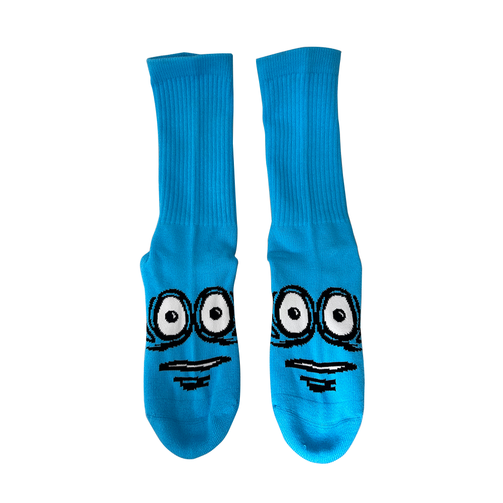 Heroin Big Egg Socks - Cyan