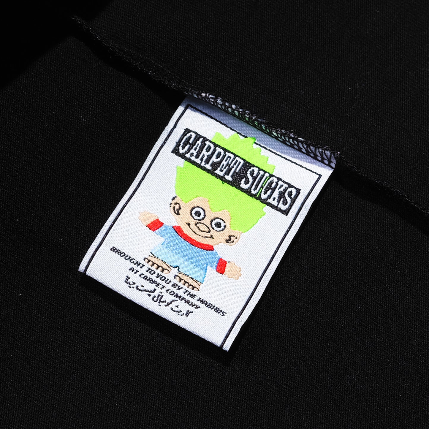 Carpet Company Misprint Rhinestone Tee - Black