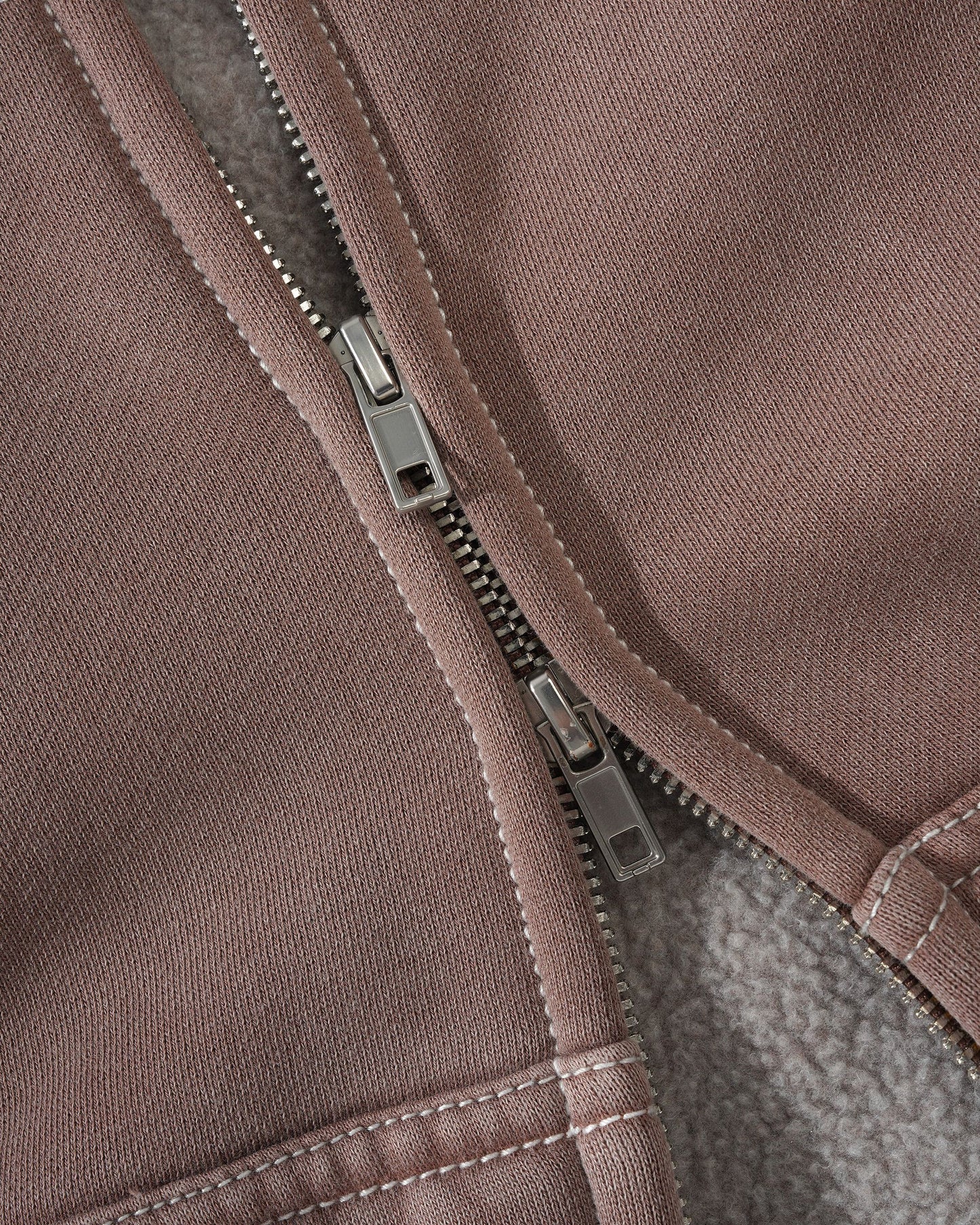 Butter Goods Blotch Zip-Thru Hoodie - Washed Berry