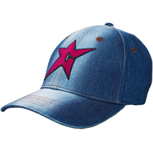Load image into Gallery viewer, Carpet Company C-Star Bleached Denim Hat - Blue