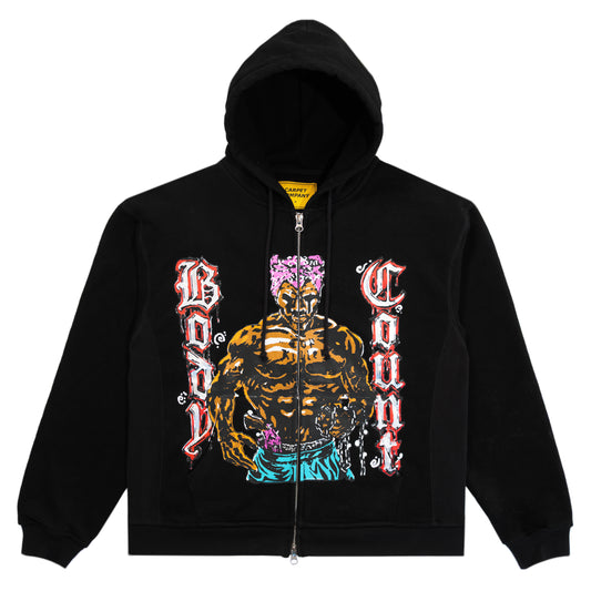 Carpet Company Body Count Zip Hoodie - Black