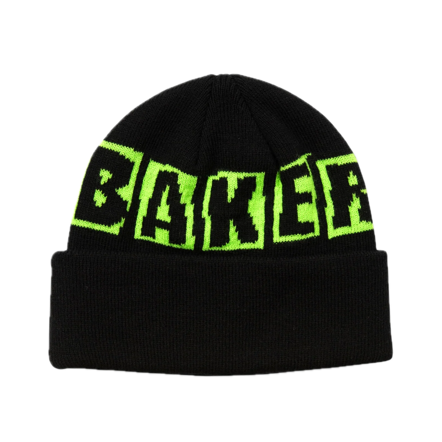Baker Brand Logo Beanie - Black/Green