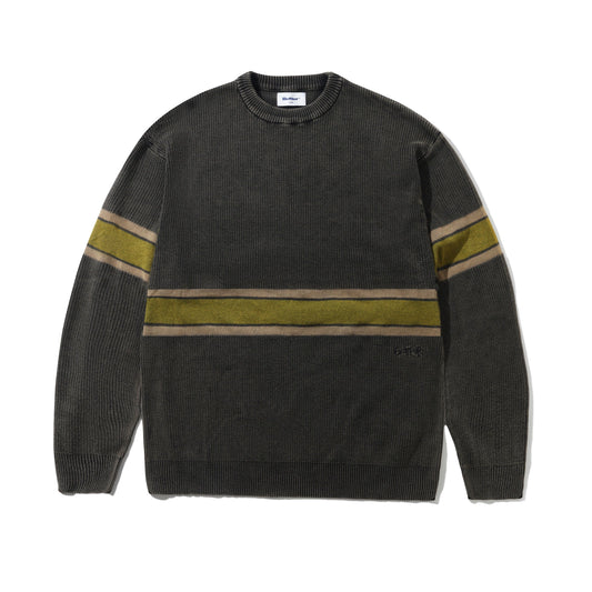 Butter Goods Break Knit Sweater - Washed Black