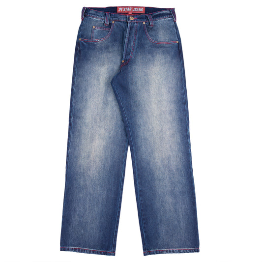 Carpet Company Aged C-Star Jeans - Blue