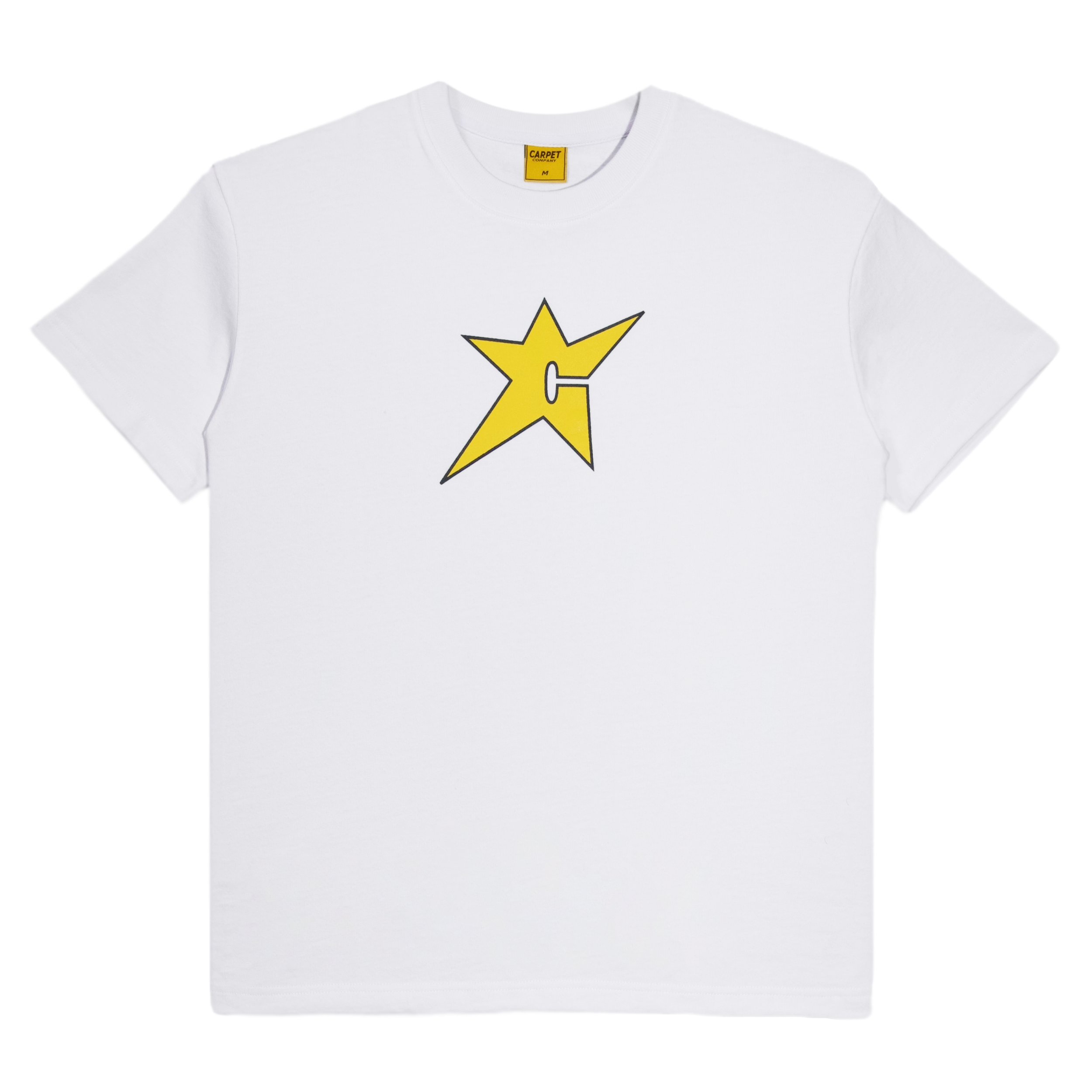Carpet Company C-Star Logo Tee - White – Ninetimes Skateshop