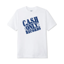 Load image into Gallery viewer, Cash Only Records Tee - White