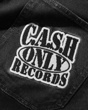 Load image into Gallery viewer, Cash Only Records Denim Shorts - Black