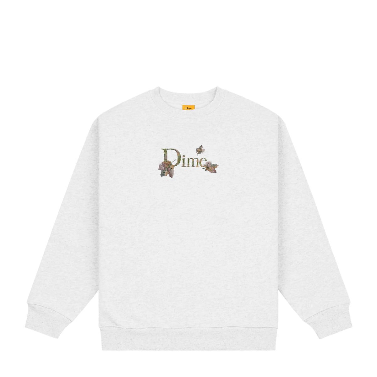 Dime Classic Leafy Crewneck - Ash – Ninetimes Skateshop