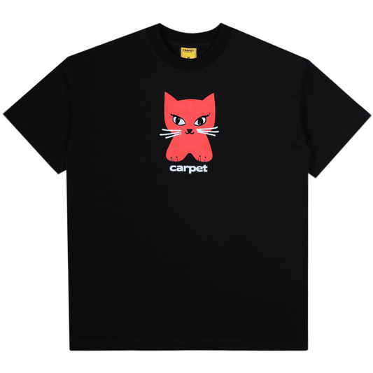 Carpet Company Cat Tee - Black