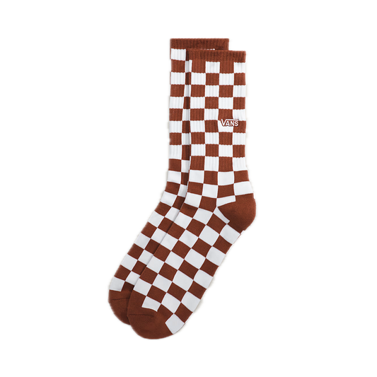 Vans Checkerboard Crew Sock - Rust