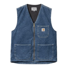 Load image into Gallery viewer, Carhartt WIP Chore Vest - Blue Stone Washed