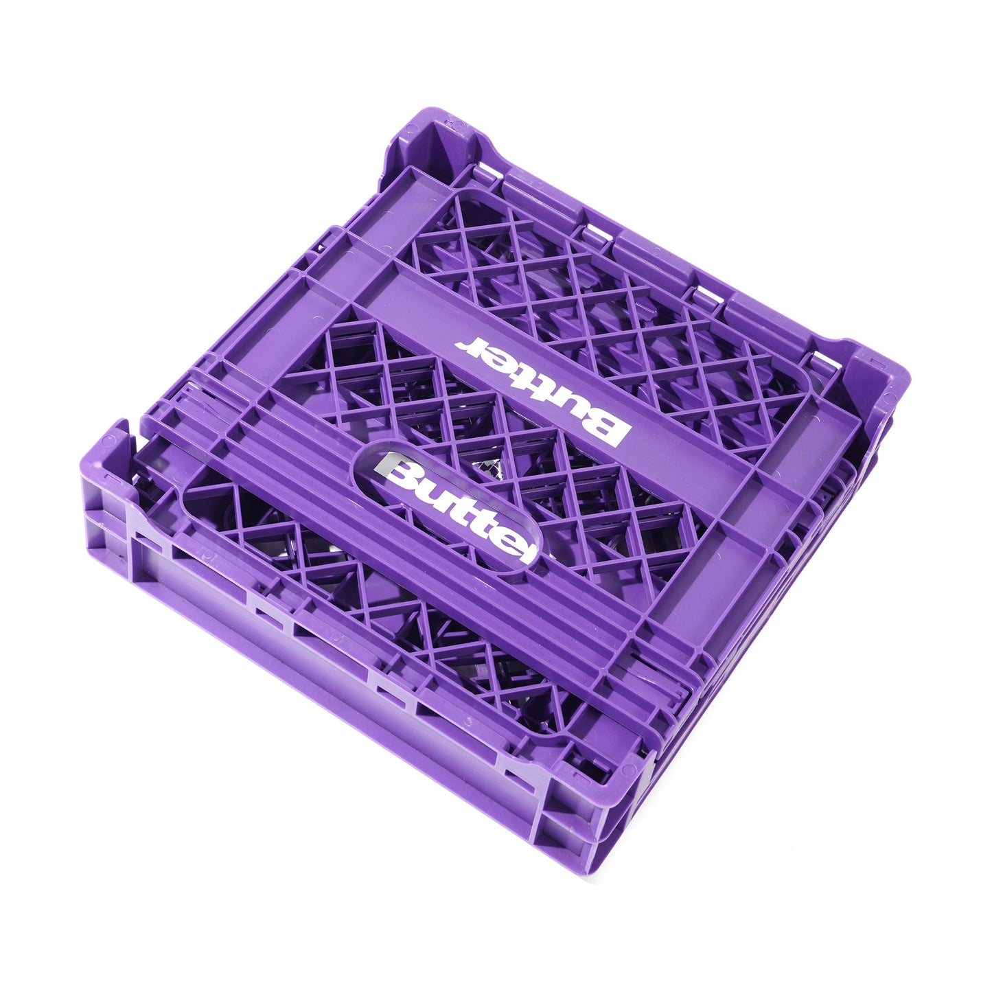 Butter Goods Collapsable Record Crate - Purple