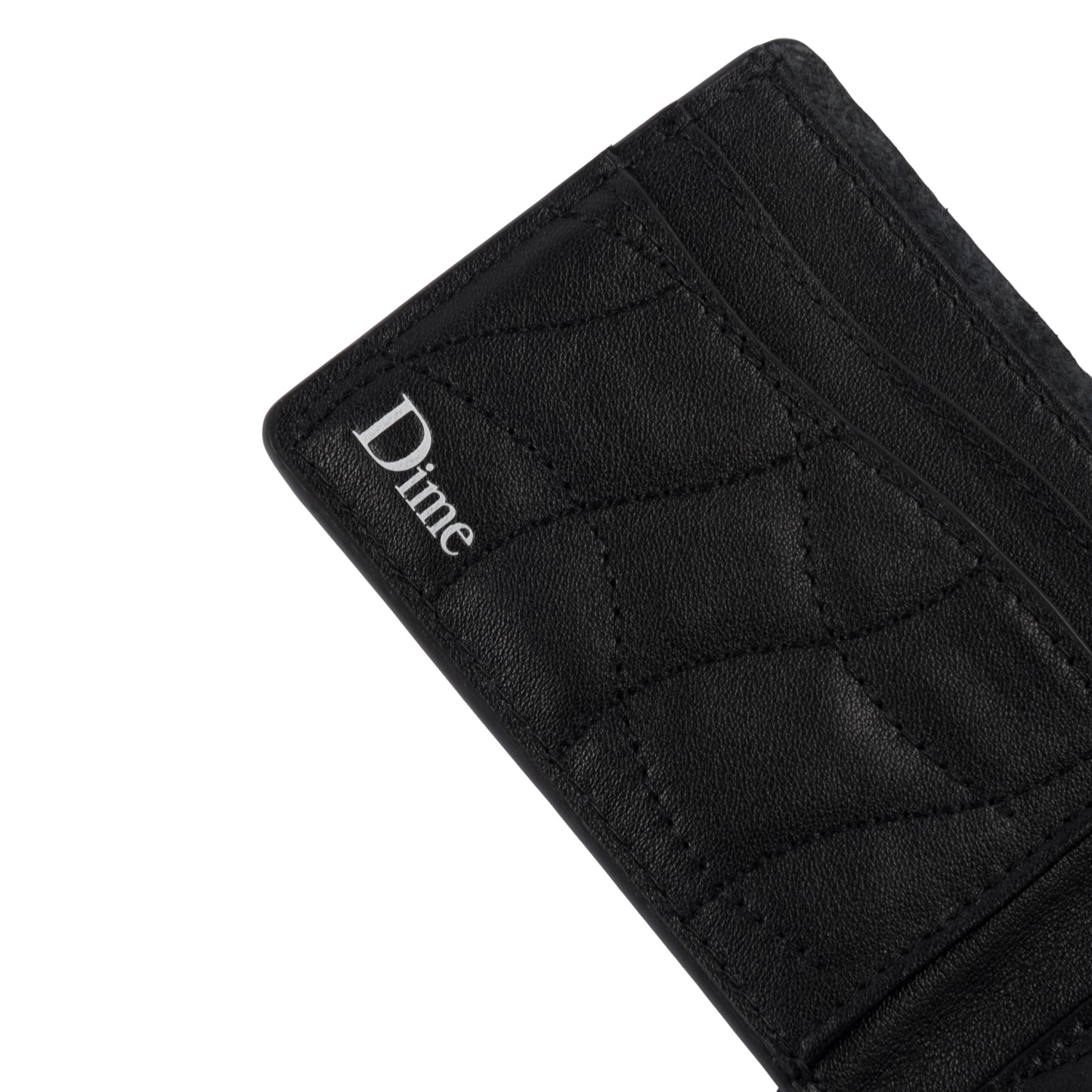 Dime Quilted Bifold Wallet - Black