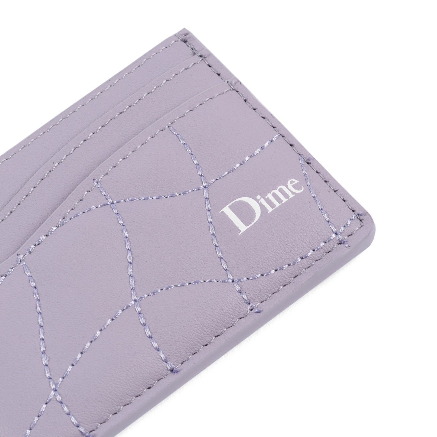Dime Quilted Cardholder - Lavender