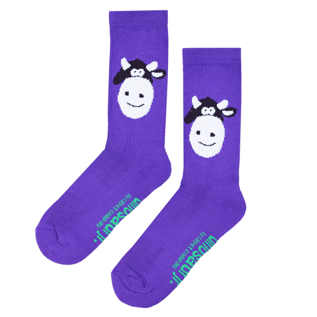 Carpet Company Dinosaur Jr. Cow Sock - Purple