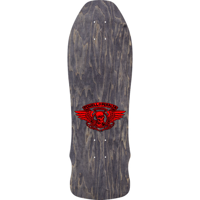 Powell-Peralta Geegah Skull & Sword Silver Foil Deck - 9.75 X 30