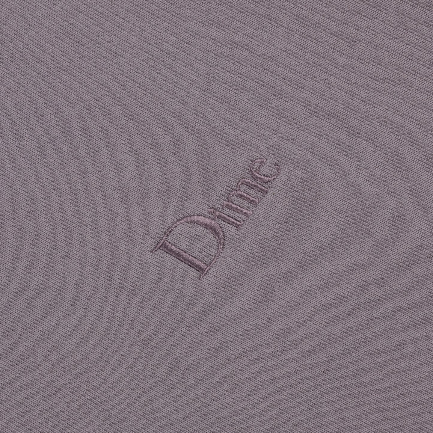 Dime Classic Small Logo Hoodie - Plum Gray