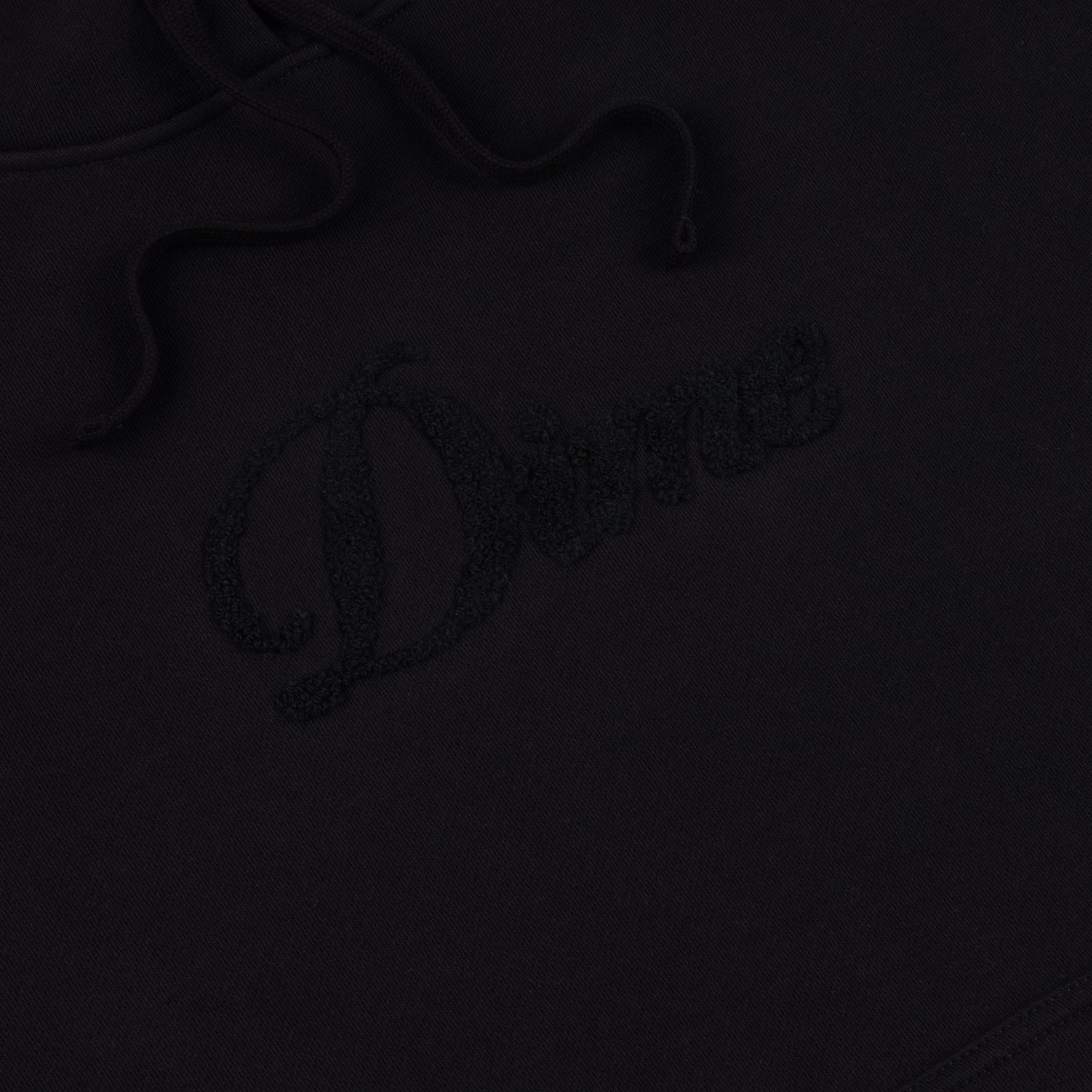 Dime Cursive Logo Hoodie - Black