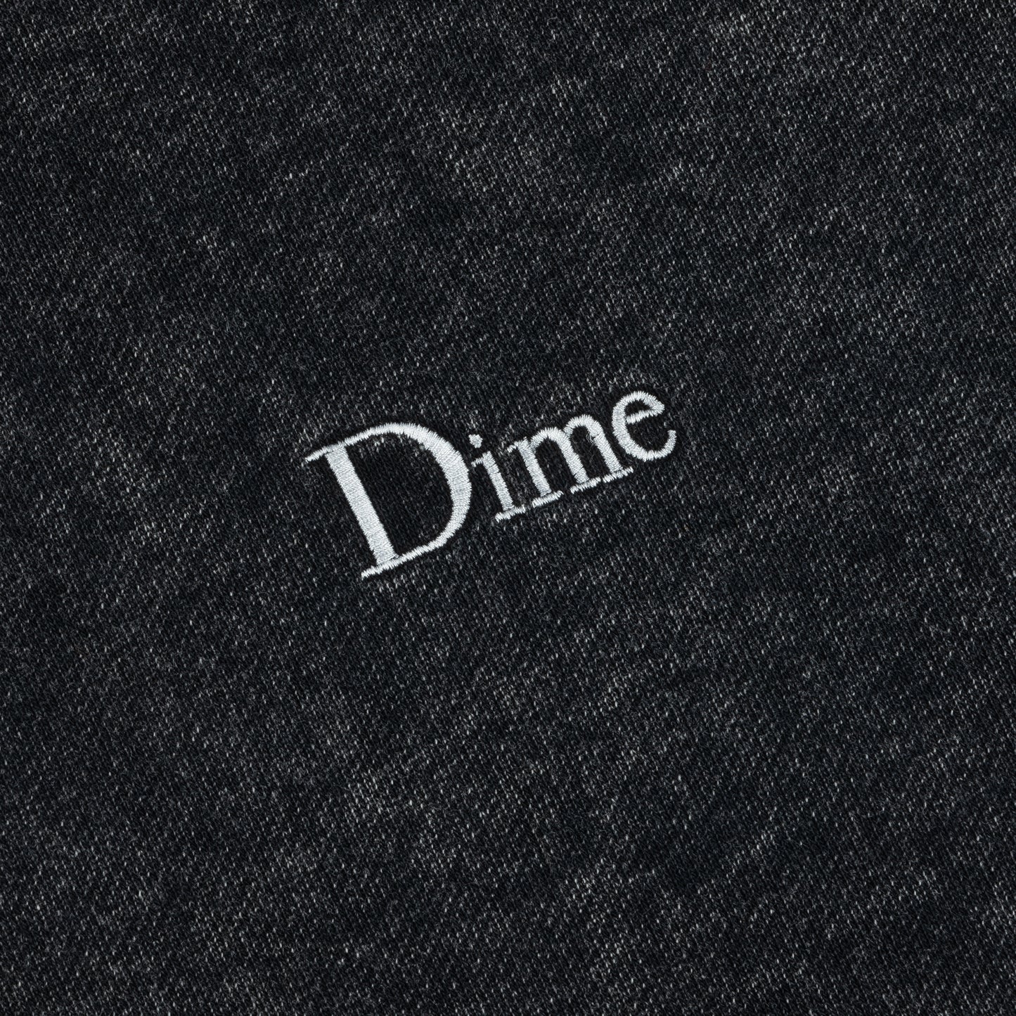 Dime French Terry Hoodie - Faded Black