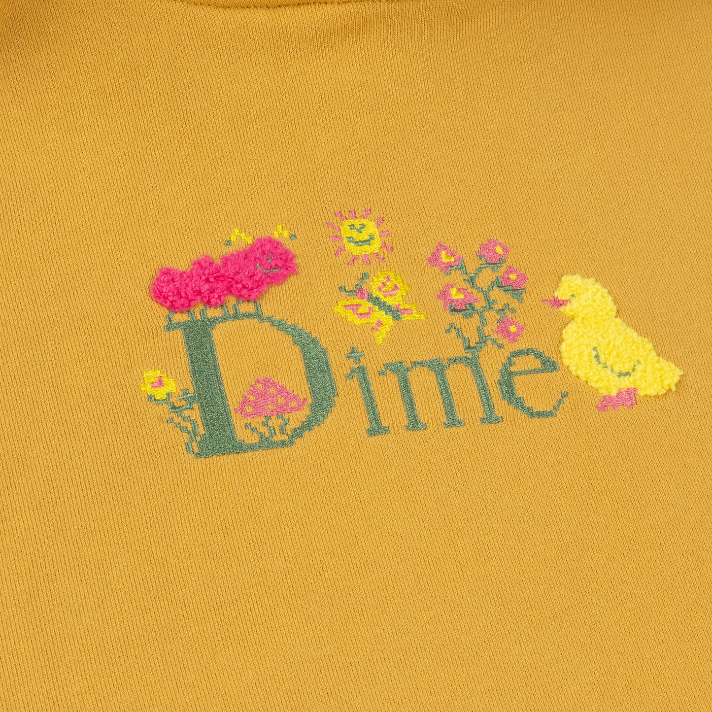 Dime Classic Cross Stitch Hoodie - Wood