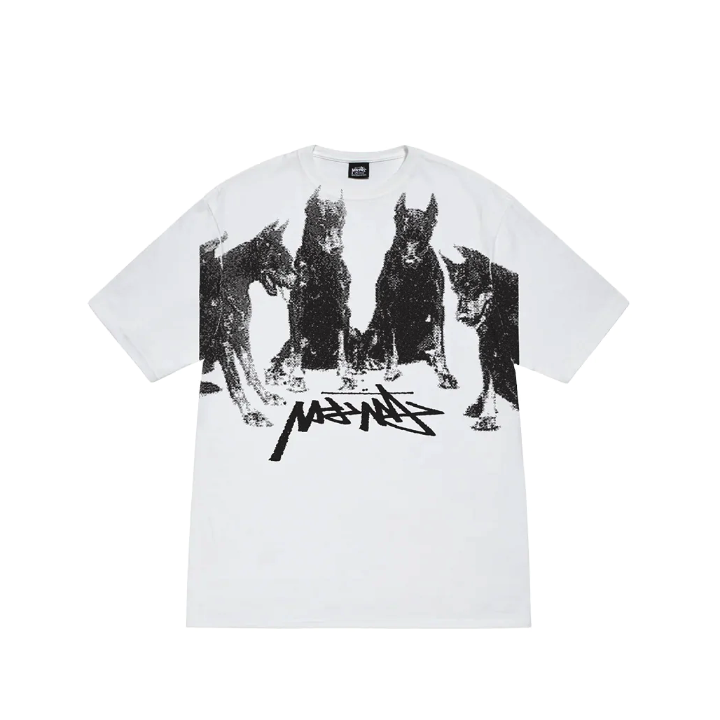 Stussy Dobermans Tee - White