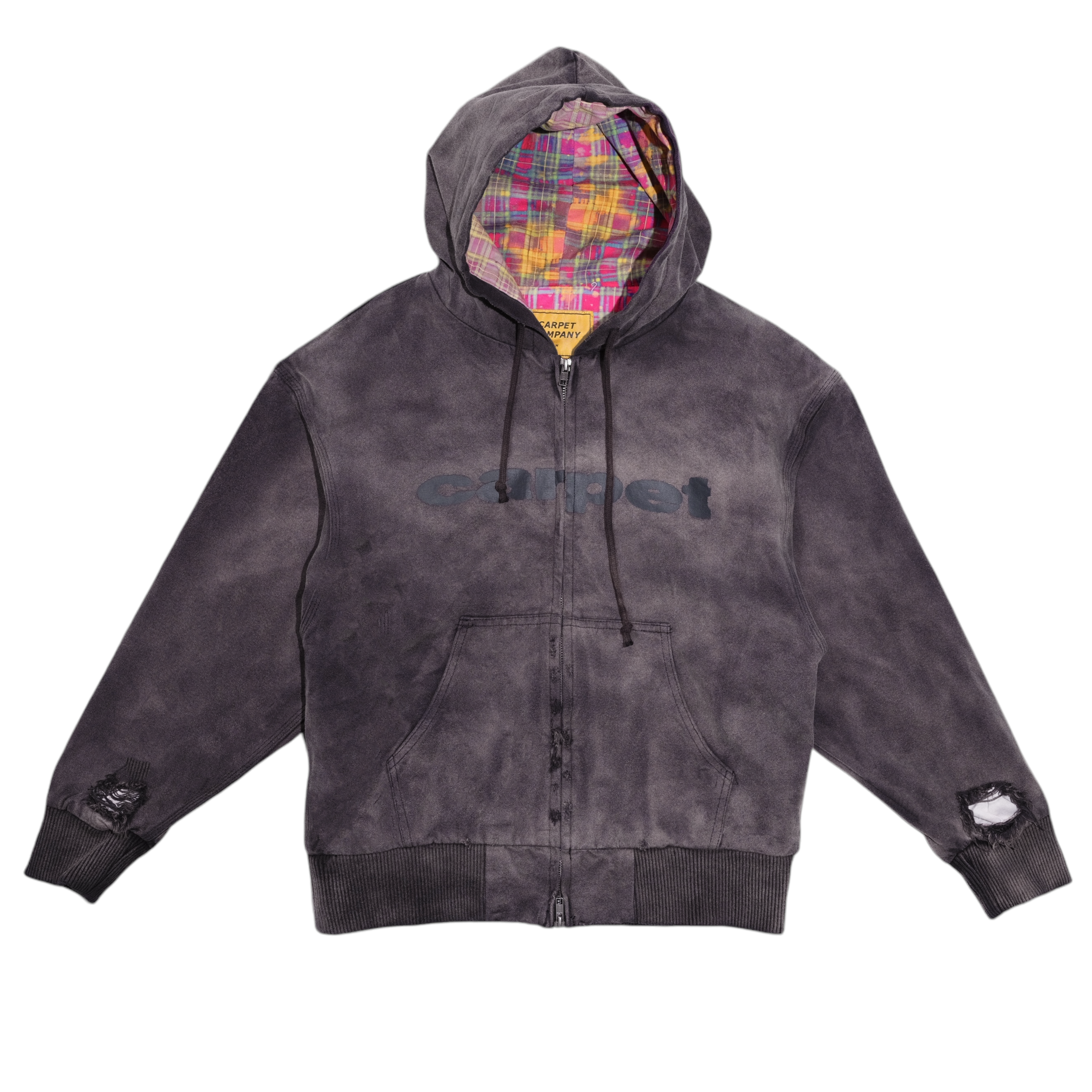 Carpet Company Beat Up Denim Jacket - Black – Ninetimes Skateshop