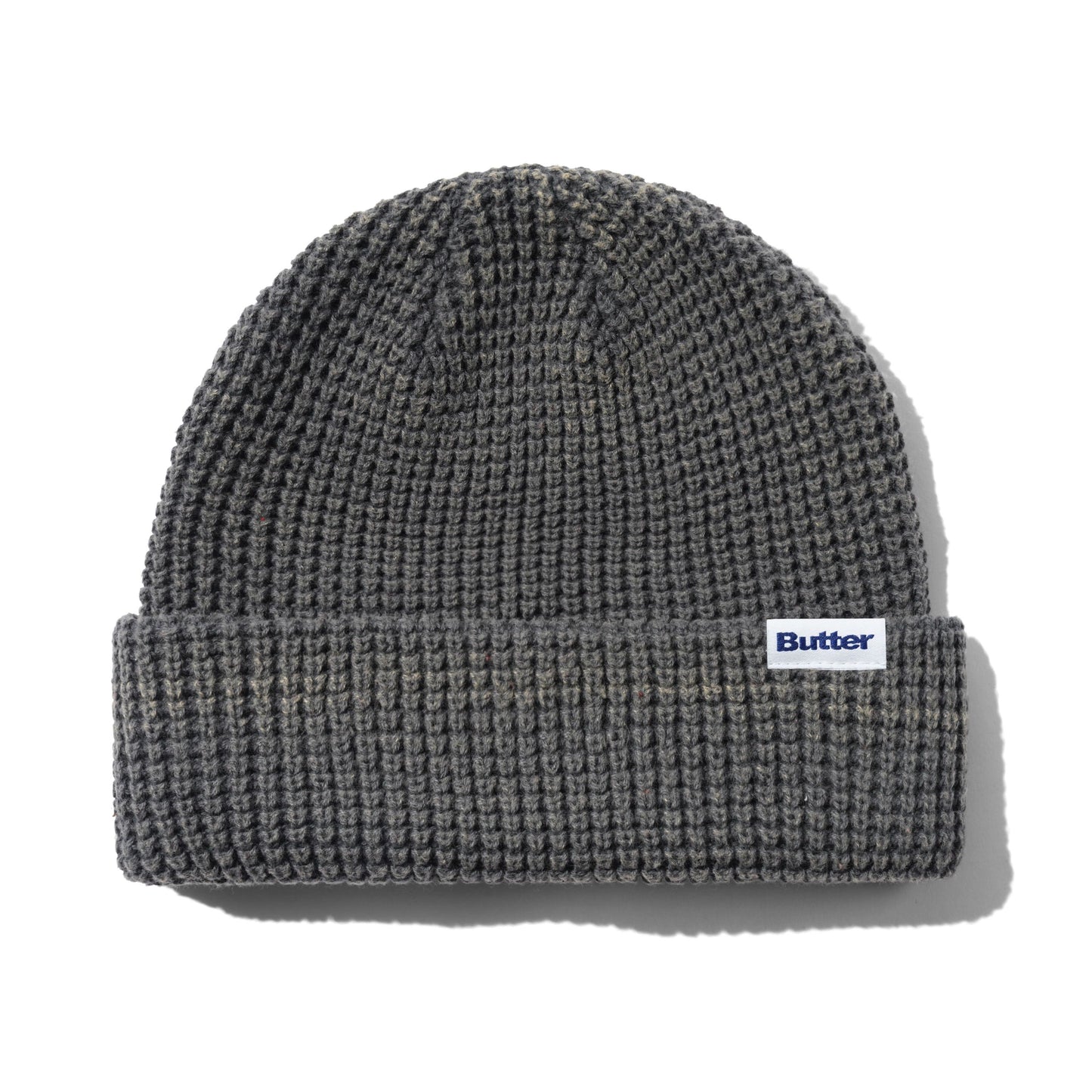Butter Goods Distress Waffle Beanie - Grey