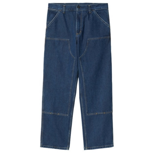 Carhartt WIP Double Knee Pant - Blue Stone Washed Fairfield Denim