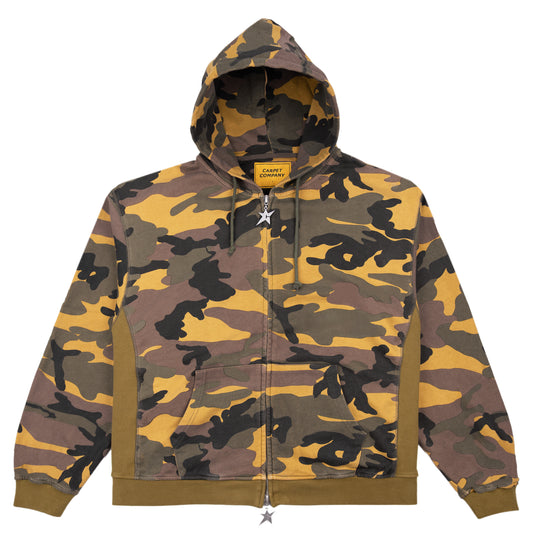Carpet Company C-Star Double Zip Hoodie - Camo