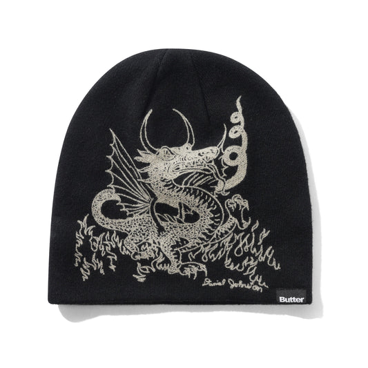 Butter Goods x Daniel Johnston Dragon Skully Beanie - Black